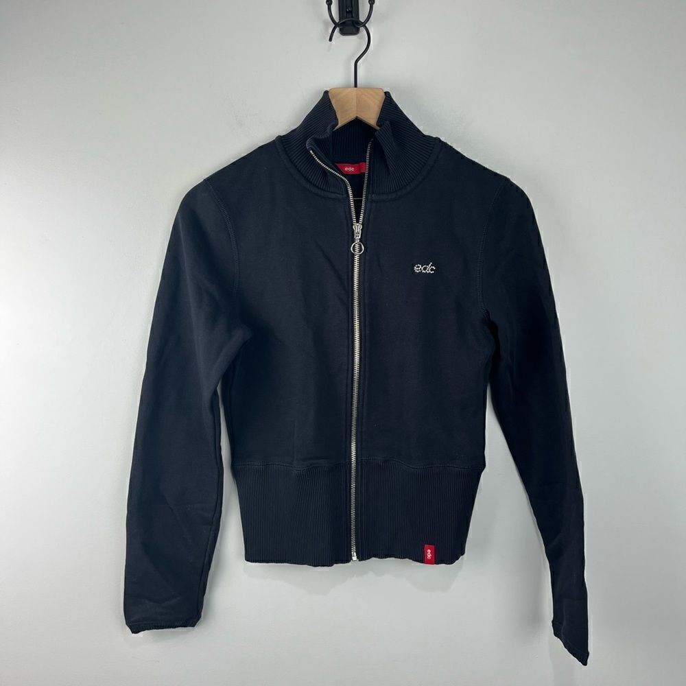 EDC Black Full Zip Electric Daisy Carnival Sweatshirt S